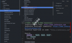idea修改行号背景颜色